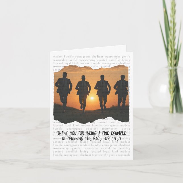 Cartão de Apreciação JW Elder (Frente)