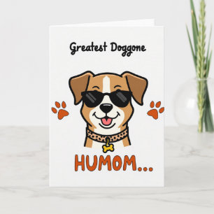 Cartão de Apreciação para Mãe de Cachorro