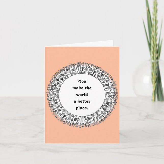 Cartão de Apreciação Voluntário (Frente)