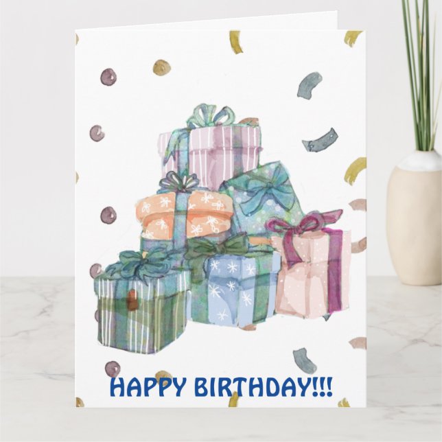 CARTÃO DE APRESENTAÇÃO DE ANIVERSÁRIO (Frente)