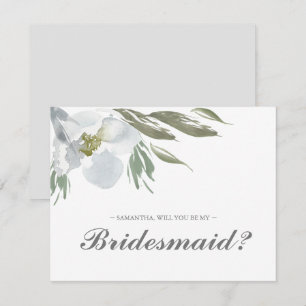 Cartão de apresentação de candidaturas BRIDESMAID 
