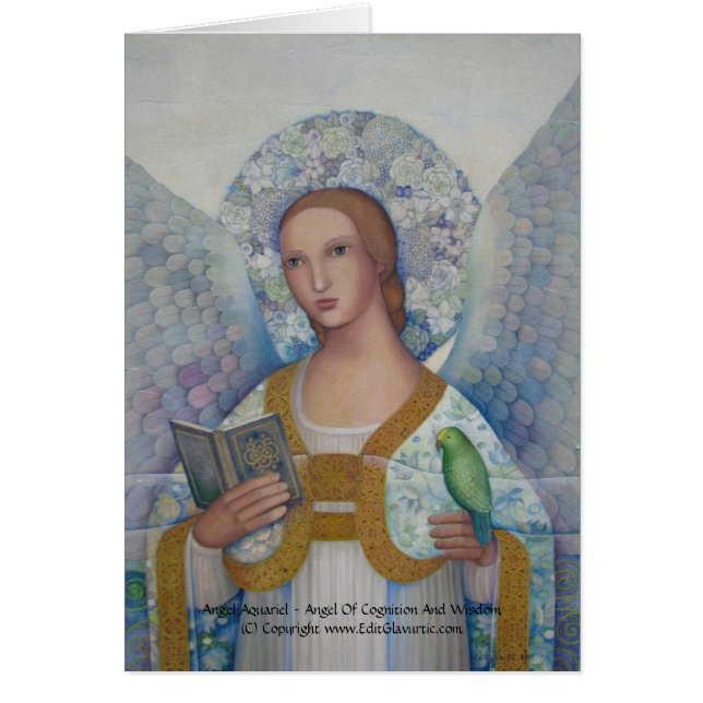 Cartão de Aquariel do anjo (Frente)