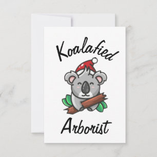 Cartão de Arborista Koalafied