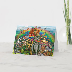 Cartão de Arca de Noah