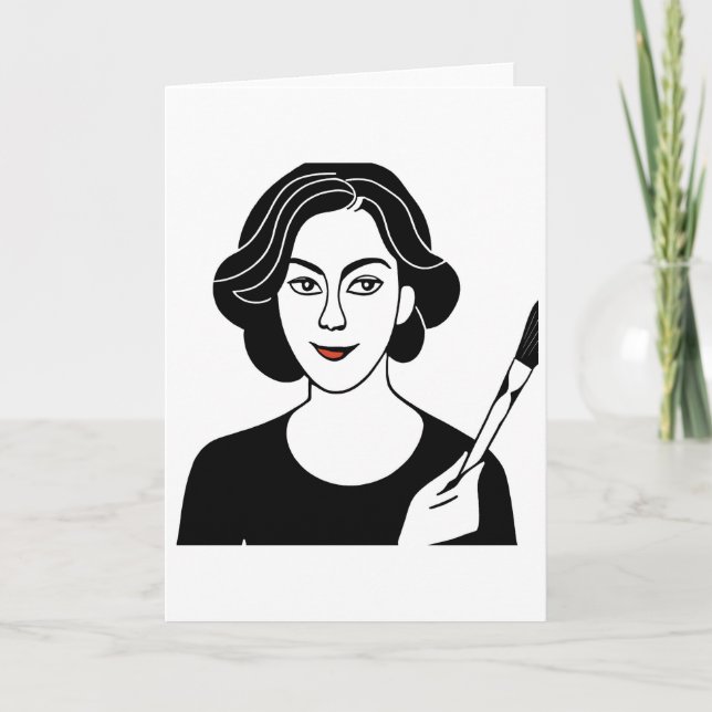 Cartão de Arte Artista (Frente)