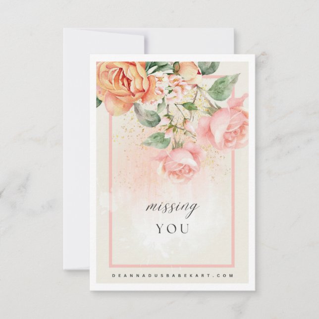 Cartão de Arte Ausente (Frente)