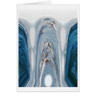 Cartão de arte de água fria