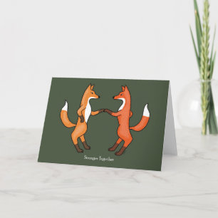 Cartão de Arte de Aniversário de Casamento de Casa