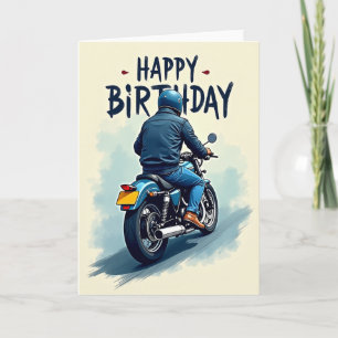 Cartão de Arte de Aniversário de Viagem
