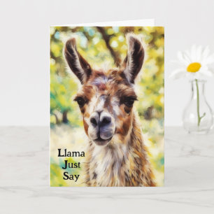 Cartão de Arte de Aniversário do Pun Lama