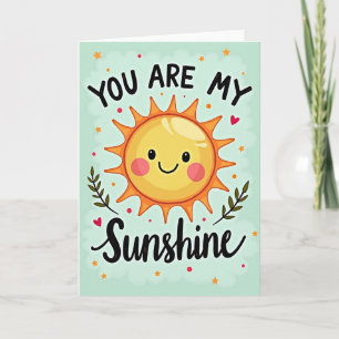 Cartão de Arte de Aniversário Sunshine
