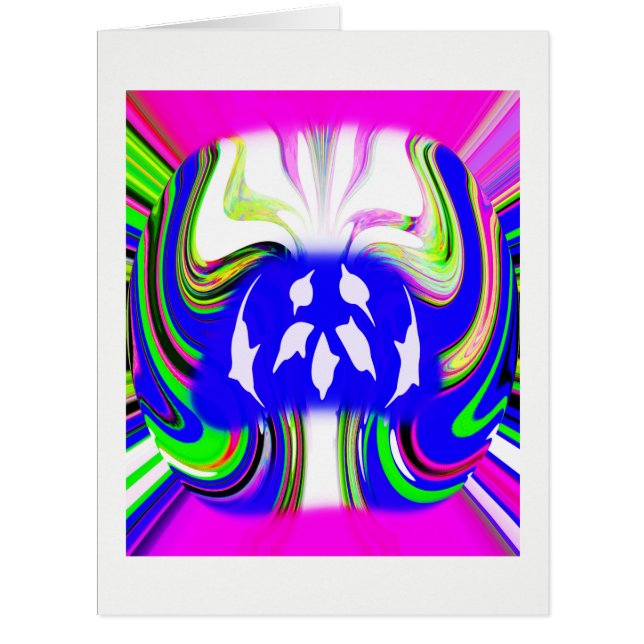 Cartão de arte de armadilha fantasma (Frente)