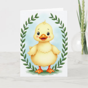 Cartão de Arte de Aves Felizes