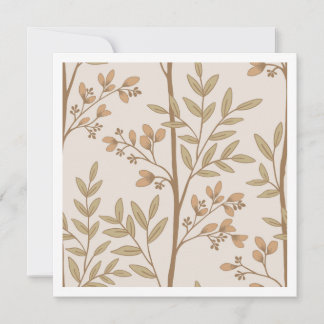 Cartão de Arte de Flor Suave em Listra no Estilo J
