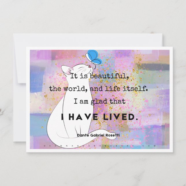 Cartão de arte de gratidão (Frente)