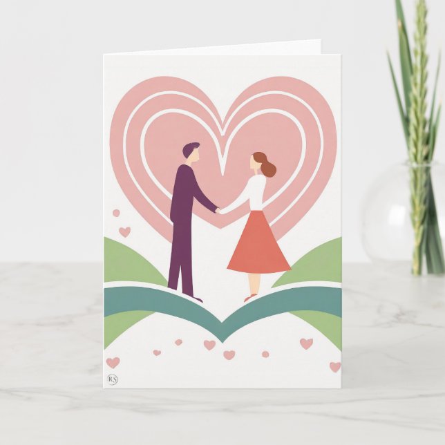 Cartão de Arte do Dia dos Namorados (Frente)