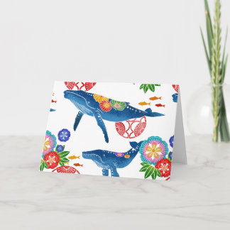 cartão de arte do estilo okinawan bingata