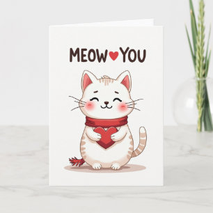 Cartão de Arte do Gatinho que Você Ama