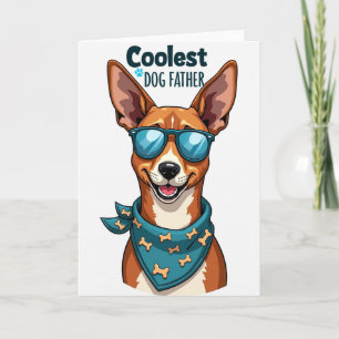 Cartão de Arte do Pai de Cachorro Mais Legal