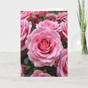 Cartão de Arte Flor de Rosa