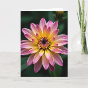 Cartão de Arte Flor Radiante