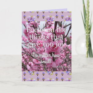 Cartão de arte fotográfica floral de flor de amor 