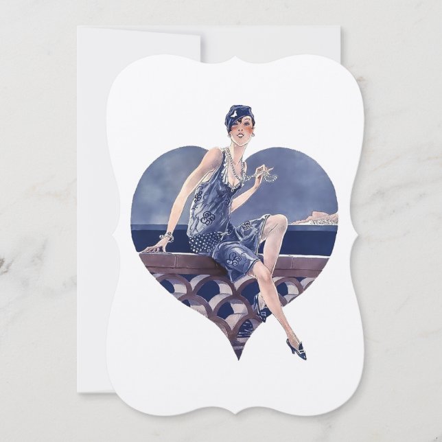 Cartão de arte francês de 1920 (Frente)