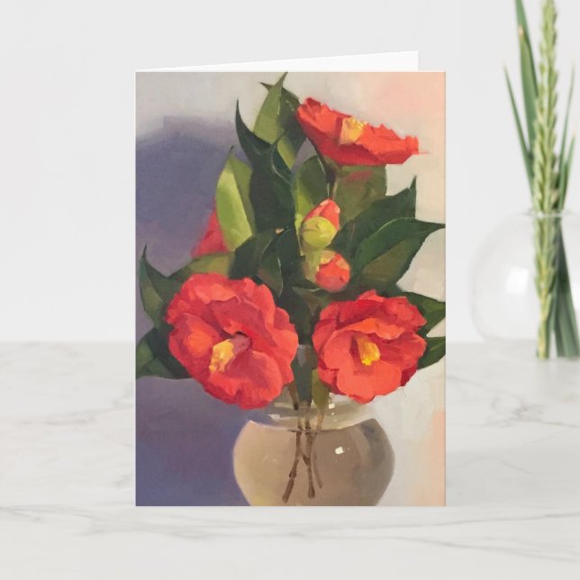 Cartão de Arte, Interior em Branco. Arte por Sarah (Frente)