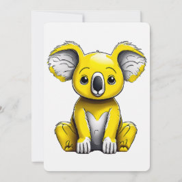 Cartão de Arte Koala Bear
