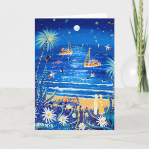 Cartão de Arte: Lua e Amor.