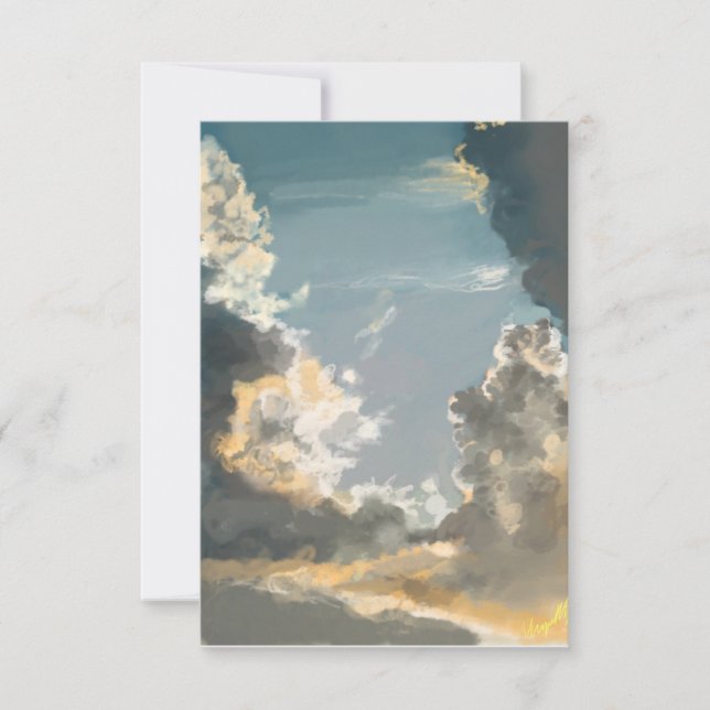 Cartão de Arte Original - Cartões Inspirativos por (Frente)