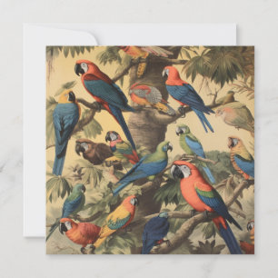 Cartão de Arte Personalizado Jardim Botânico de Ar