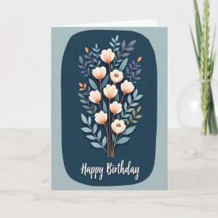 Cartão de Arte Polka Dot Bloom