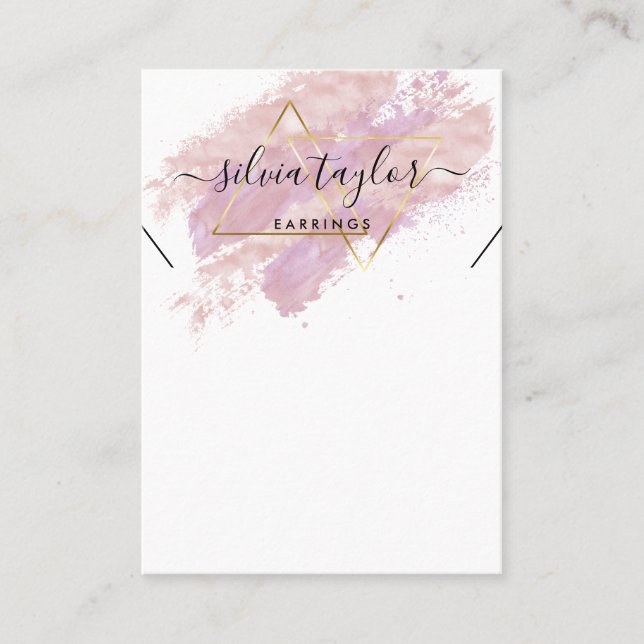 Cartão de artesanato de caligrafia (Frente)