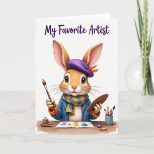 Cartão de Artista da Criatura Criativa
