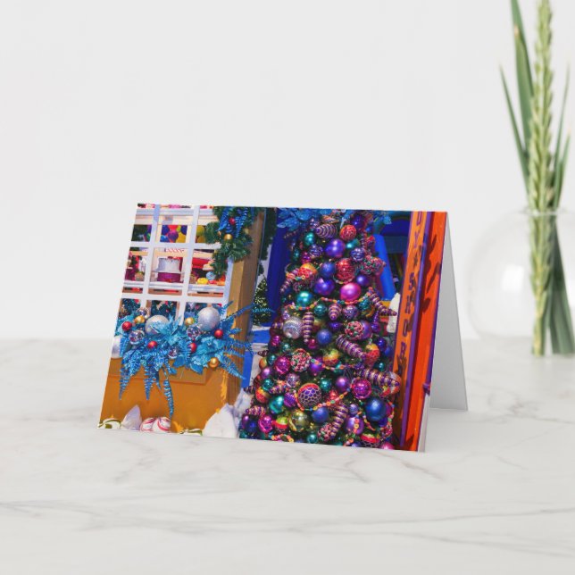 Cartão de Árvore de Natal (Frente)