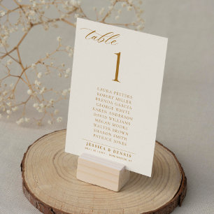 Cartão de Assento de Mesa de Casamento com Letra E