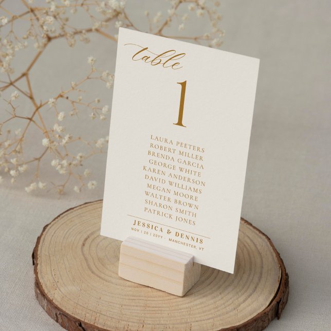 Cartão de Assento de Mesa de Casamento com Letra E (Criador carregado)