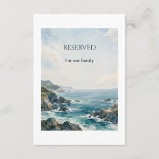 Cartão de Assento Reservado Tidal Promise Coastal