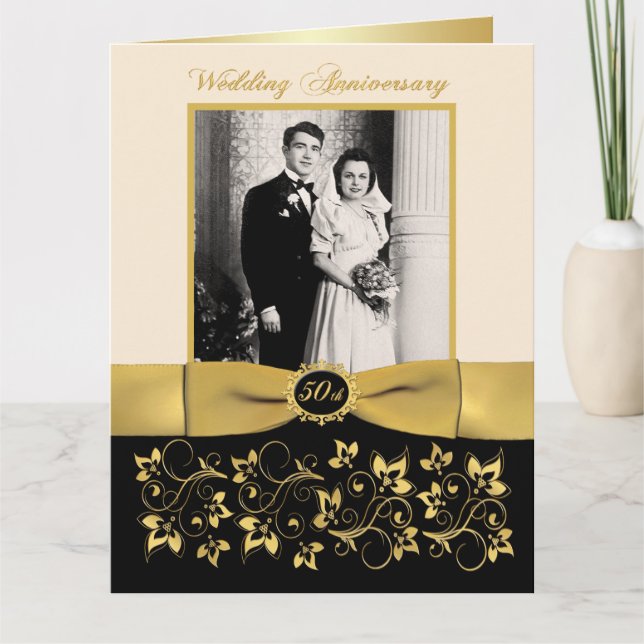 Cartão de Assinatura de Foto de Convidado de Anive (Frente)