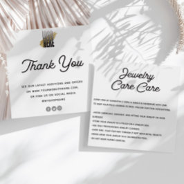 Cartão de assistência social Obrigado pelo logotip