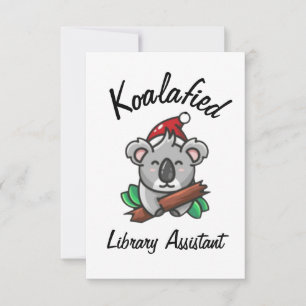 Cartão de Assistente de Biblioteca Koalafied