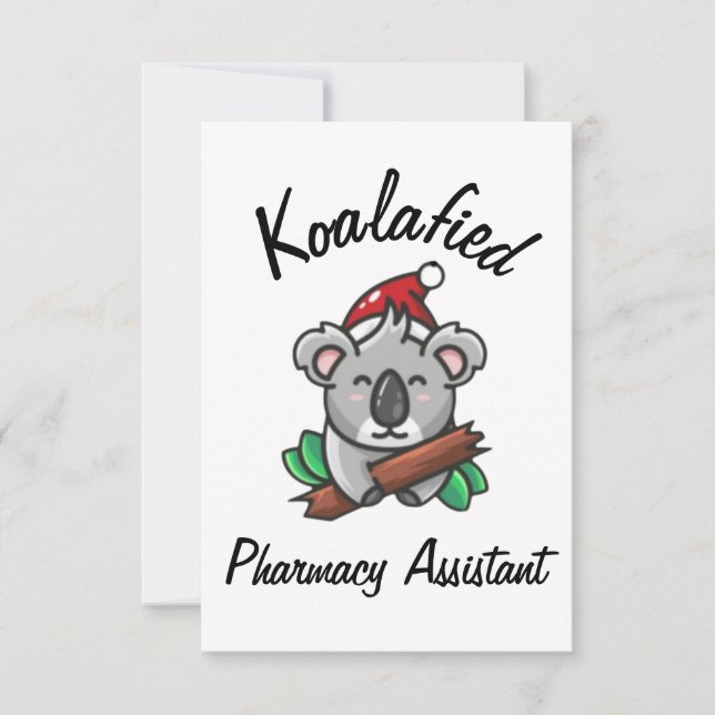 Cartão de Assistente de Farmácia Koalafied (Frente)