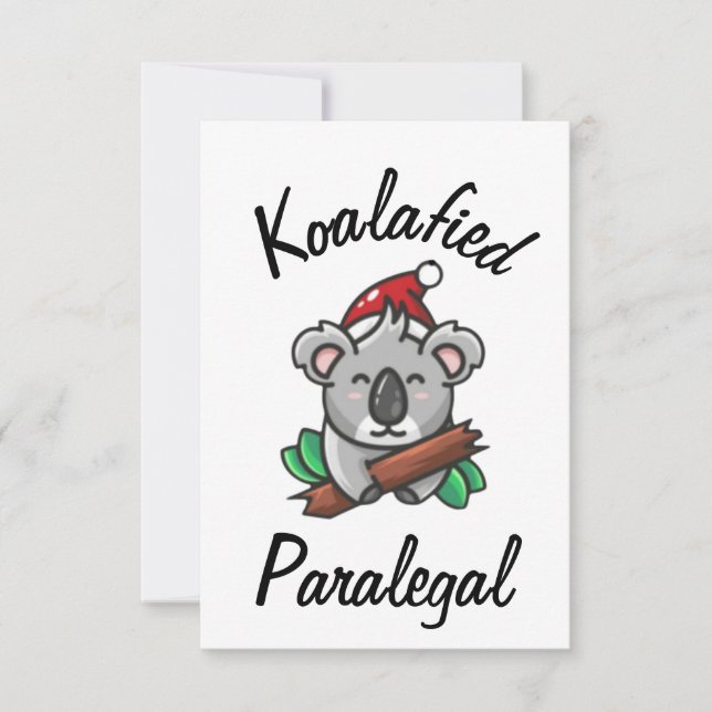 Cartão de Assistente Jurídico Koalafied (Frente)