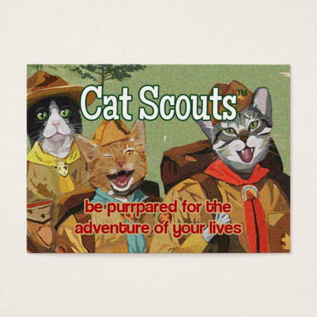 Cartão de associação Cat Scouts (TM) (Frente)