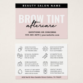 Cartão de Aterrissagem com Tint Rosa Rosa Pastel M