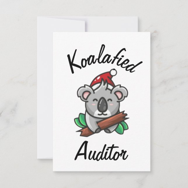 Cartão de Auditor Koalafied (Frente)