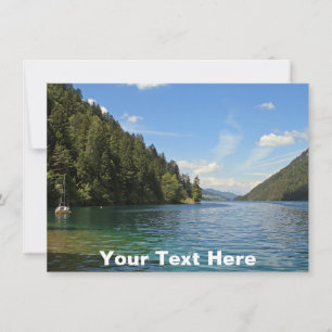 Cartão de Áustria Personalizável Weissensee