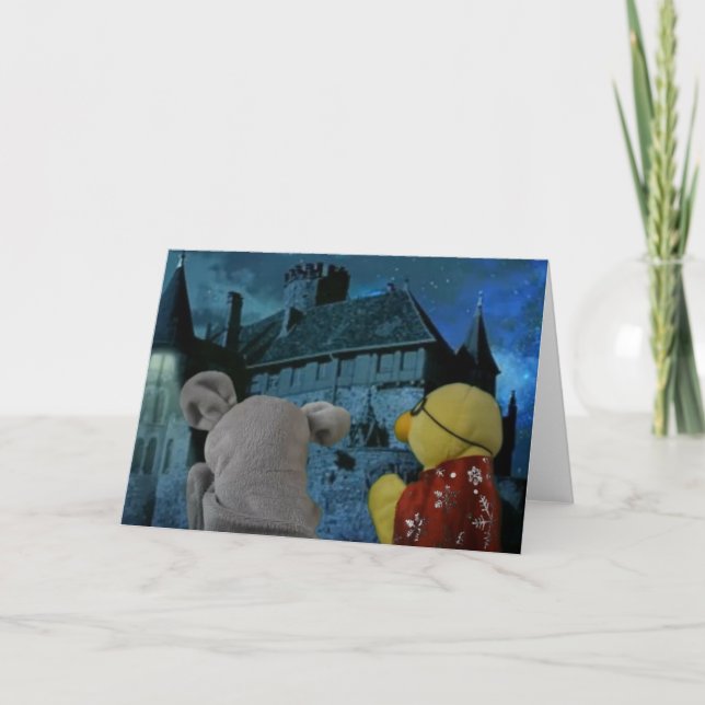 Cartão de Aventura de Halloween (Frente)