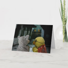 Cartão de Aventura de Halloween